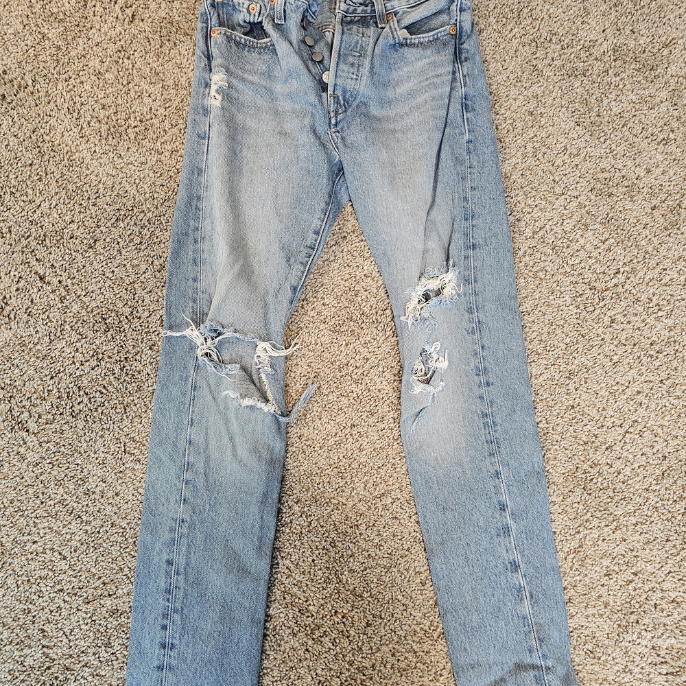 Levi's Classic Blue Straight Leg Jeans
